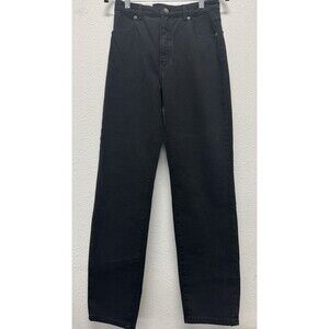 Rolla's Dusters Jeans Original High Rise Straight Black Relaxed  27 Aussie 9‎